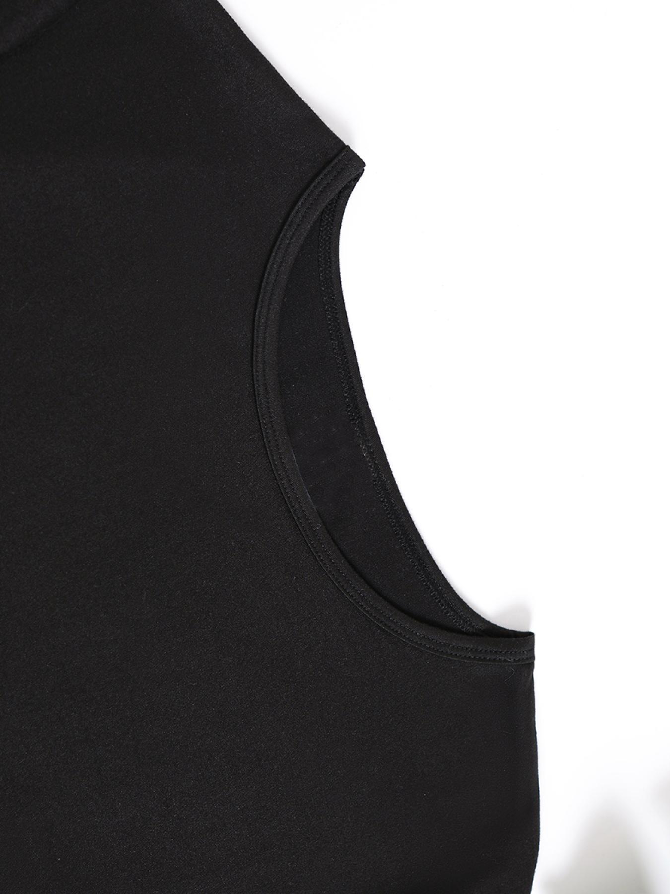 Women Plus Size Gym Mode T-Shirt, Casual Crew Neck Polyester Knit Top with Slight Stretch, Short Sleeve Regular Fit