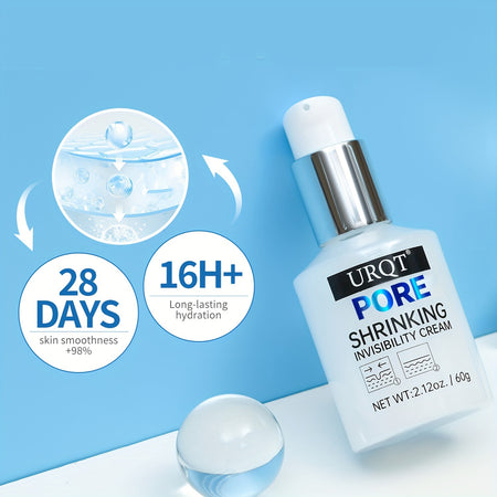 Pore Invisibility Makeup Primer Cream, Hides Pores Makeup Base, 16H+ Moisturization Smooth And Polished Skin, Soothing Skin Makeup Primer