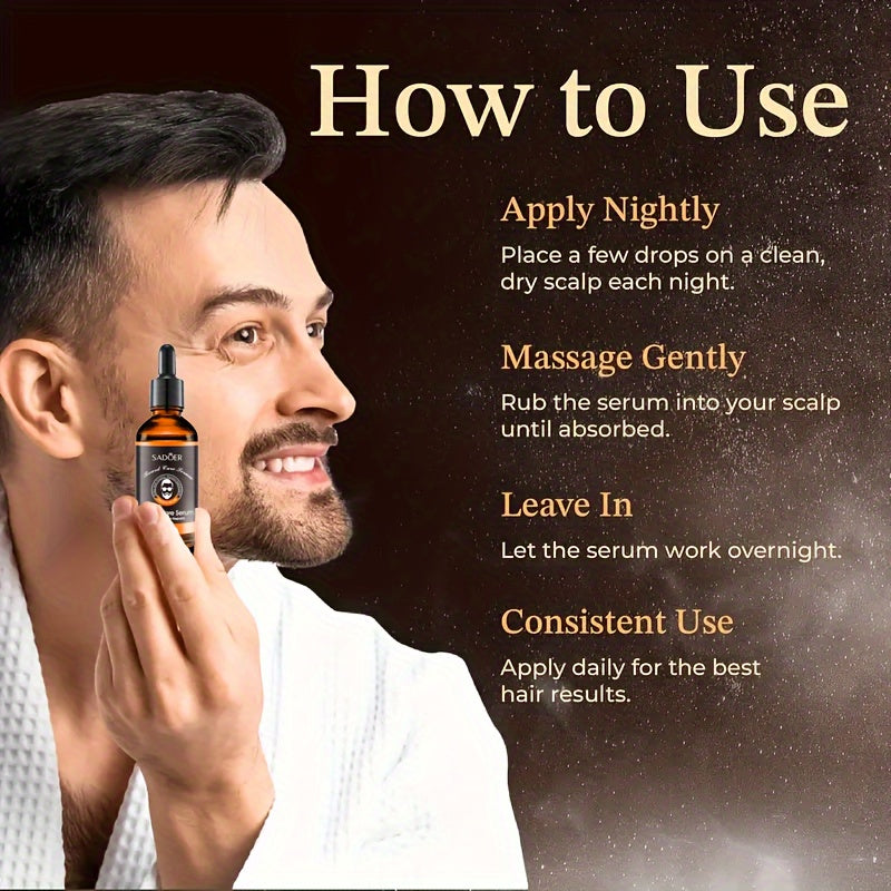 Beard Care Essence - Moisturizing, Nourishing Serum for Healthy Beard | Natural, Gentle, Non-Greasy | 1pc/3pcs