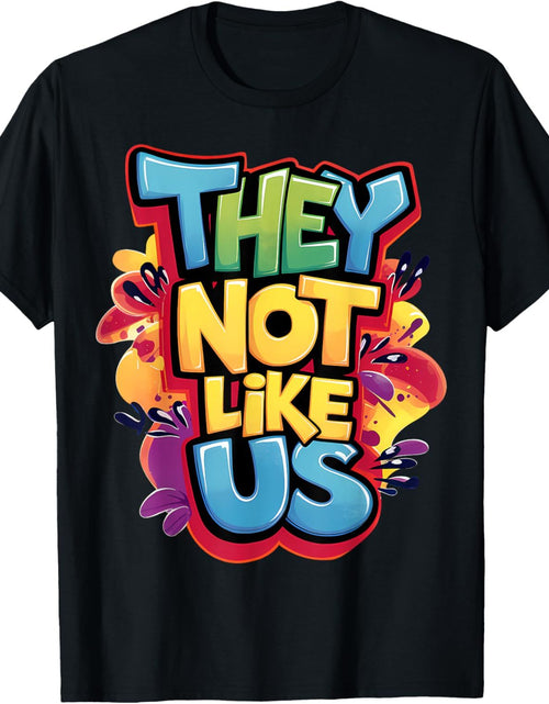 Load image into Gallery viewer, THEY NOT LIKE US T-Shirt Comfortable Short Sleeve Cotton Crew Neck T-Shirt, Casual Soft Men's T-Shirt Summer Tee