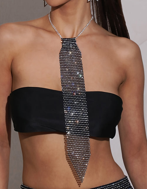 Load image into Gallery viewer, Elegant Sparkling Rhinestone Necktie - Sequin Tie Spice Up Your Outfit