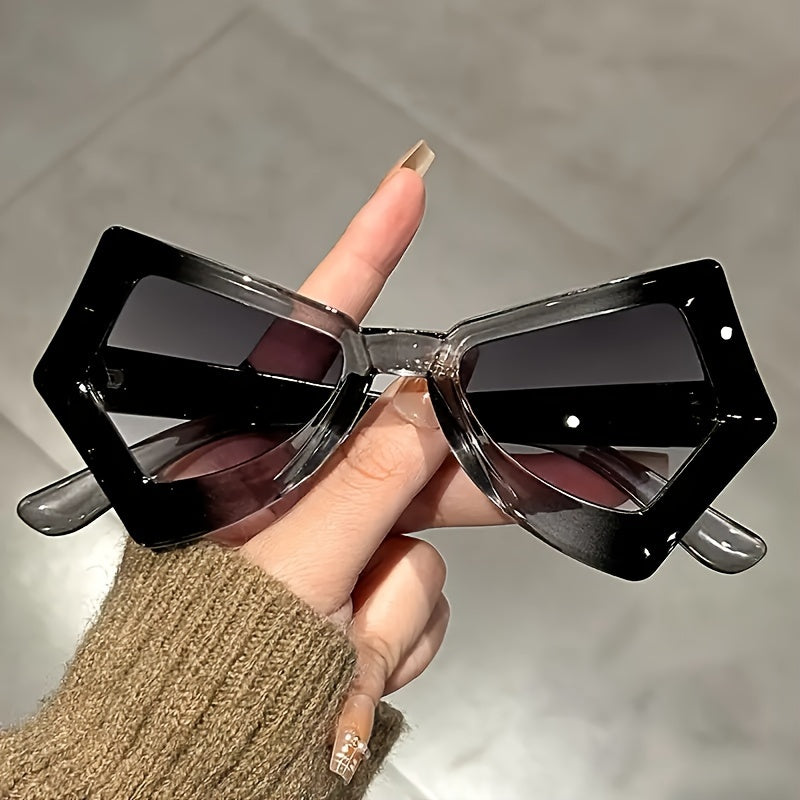 Stylish Irregular Cat Eye Butterfly Glasses Colorful Novelty Eyeglasses