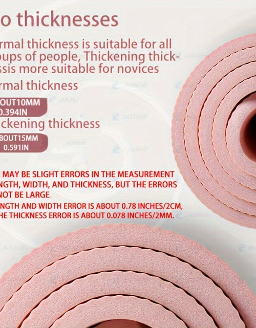Load image into Gallery viewer, Extra-Thick Non-Slip Yoga Mat - Durable High-Density Cushioning for Enhanced Support & Stability - Ideal for Yoga, Pilates, and Gymnastics Routines