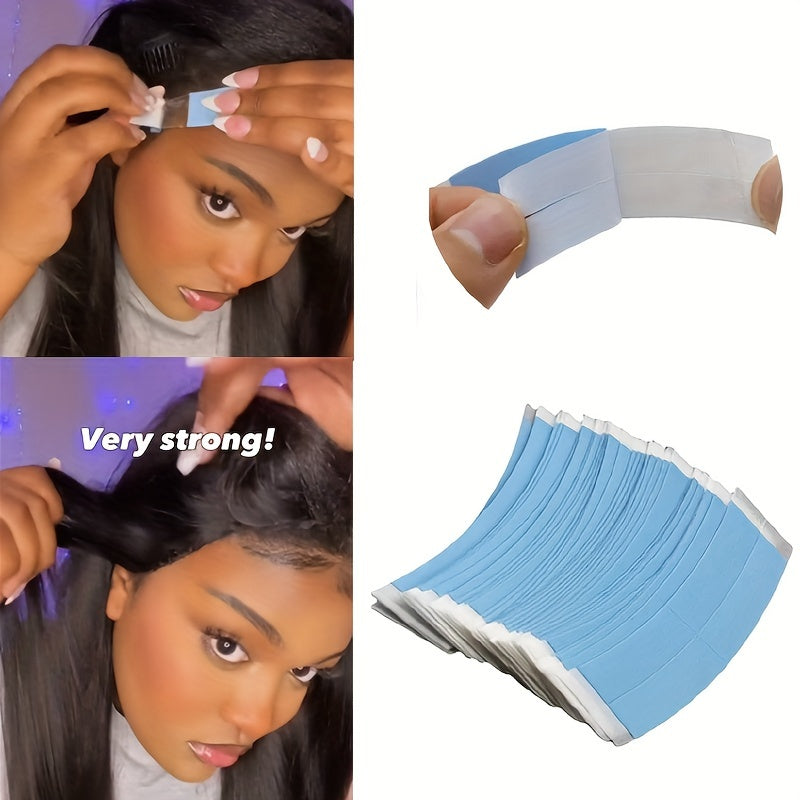 36 Pieces Waterproof Double Side Adhesive Tape Lace Front Wig Tape Lace Wig Tape for Hair Extension Lace Front Support Toupee Wigs