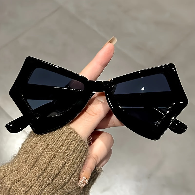 Stylish Irregular Cat Eye Butterfly Glasses Colorful Novelty Eyeglasses
