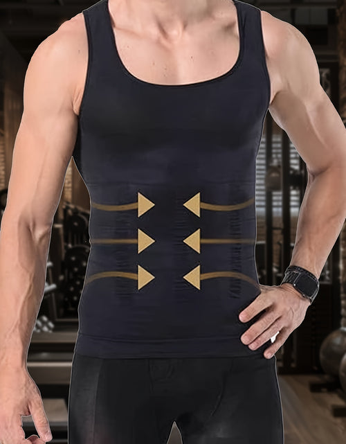 Load image into Gallery viewer, 3pcs Compression Shirts For Men | Shapewear Body Shaper Waist Trainer Vest Workout Tank Tops Abdomen Undershirts | All Season Wear
