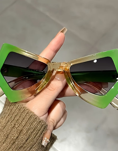 Load image into Gallery viewer, Stylish Irregular Cat Eye Butterfly Glasses Colorful Novelty Eyeglasses