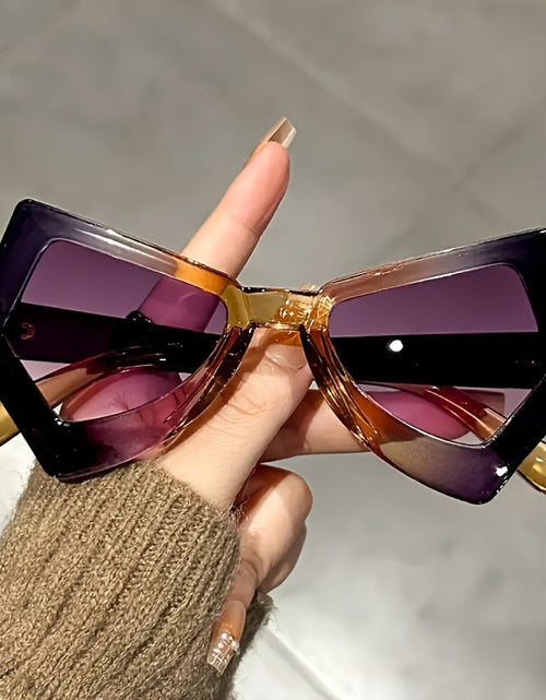 Load image into Gallery viewer, Stylish Irregular Cat Eye Butterfly Glasses Colorful Novelty Eyeglasses