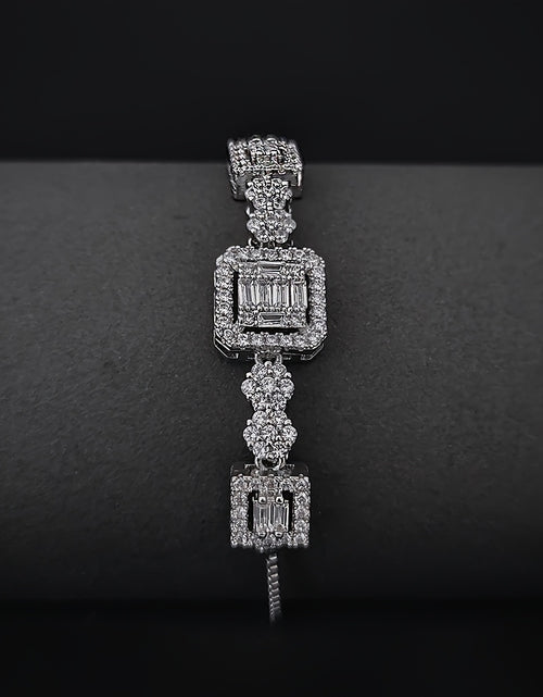 Load image into Gallery viewer, Fashionable And Elegant Synthetic Zirconia Bracelet, Geometric Light Jewelry, Versatile Bracelet with High Appearance,