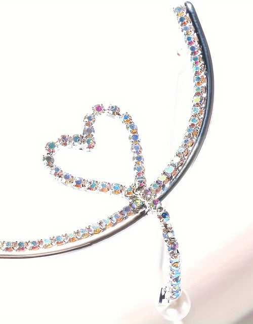 Load image into Gallery viewer, LOVE Fashion Rhinestone Eyeglass Frame Shiny Tassel Glasses Frame Women daily wear High-end Outfit Accessories