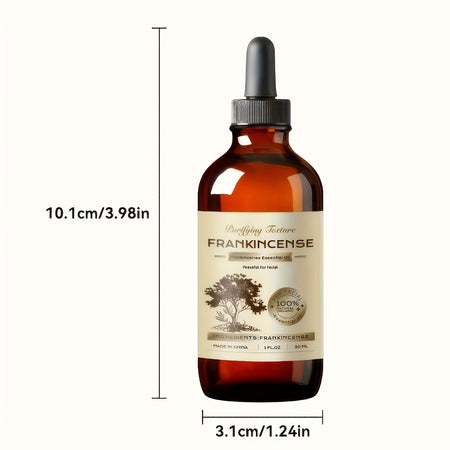 Pure Frankincense Oil 2pcs Pure Natural Frankincense Essential Oil Duo - 100% Pure, 3.41fl.oz. Each, Moisturizing Face & Body Oil for All Skin Types, Paraben-Free
