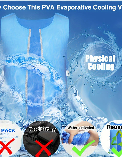 Load image into Gallery viewer, Evaporative Cooling Vest for Men and Women - Stay Ice Cold in Hot Weather with This Body Cooling System
