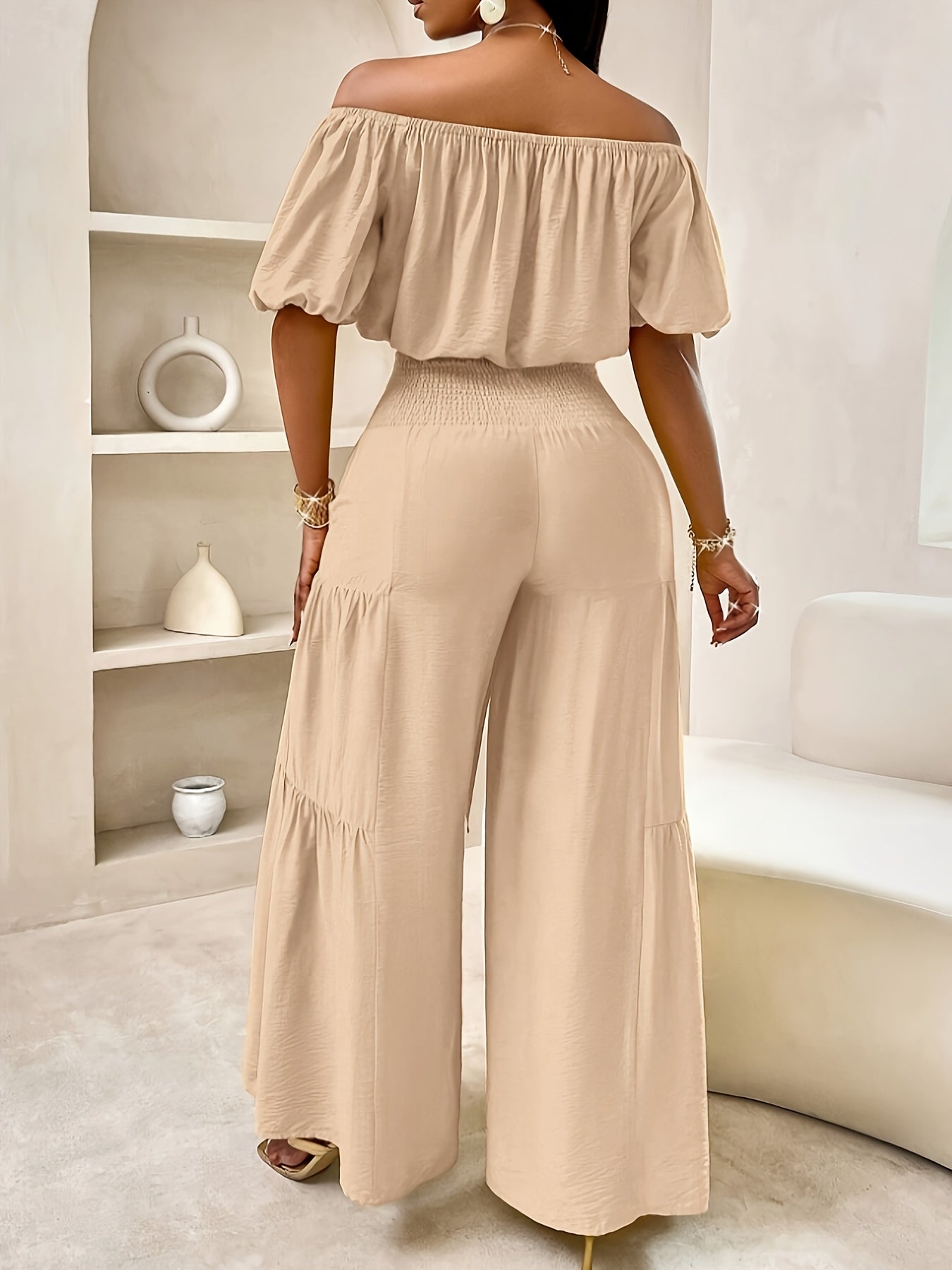 Spring And Summer Women Solid Color Short Sleeved Casual Top, Pants Set, 2pcs Set