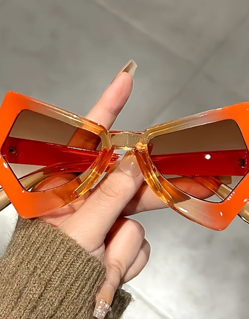 Load image into Gallery viewer, Stylish Irregular Cat Eye Butterfly Glasses Colorful Novelty Eyeglasses