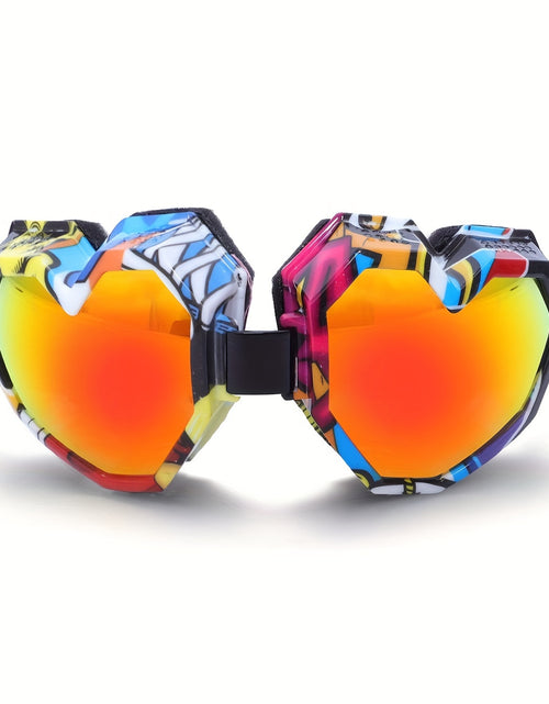 Load image into Gallery viewer, New Trendy Oversized Flower Love Outdoor Sports Fashion Glasses Winter Travel Sports Glasses
