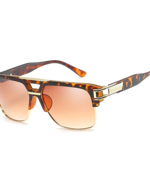 Load image into Gallery viewer, Classic Luxury Men Sunglasses Mirrored Retro Vintage Square Designer Shades