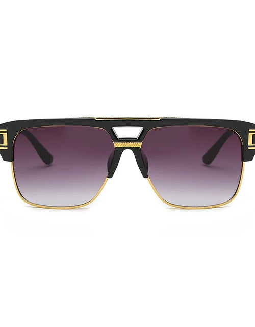 Load image into Gallery viewer, Classic Luxury Men Sunglasses Mirrored Retro Vintage Square Designer Shades