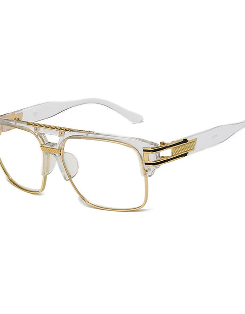 Load image into Gallery viewer, Classic Luxury Men Sunglasses Mirrored Retro Vintage Square Designer Shades