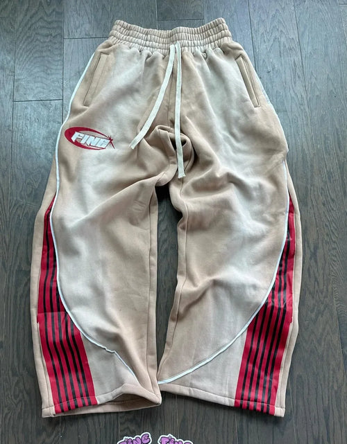 Load image into Gallery viewer, Fashion Stripes Pants New American Trend Hip Hop Men Jogger Drawstring Sweatpants Oversize