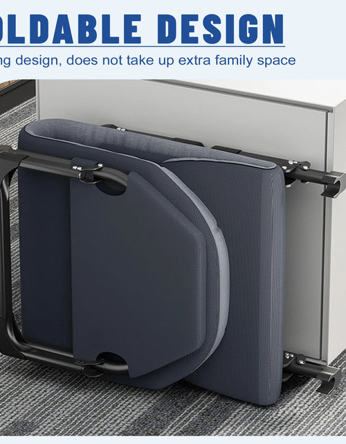 Load image into Gallery viewer, Sleeping Cots for Adults 6 Positions, Portable & Foldable Bed with Mattress and Pillow, Heavy Duty Sturdy Frame for Camp, Home