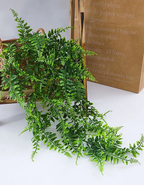 Load image into Gallery viewer, 90cm Persian fern Leaves Vines Home Room Decor Hanging Artificial Plant Plastic Leaf Grass Wall Balcony Decoration