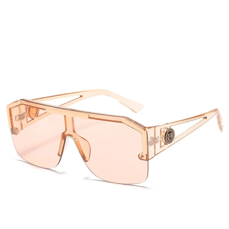 Men And Women Oversized Square Fashion Sunglasses Gradient Colored Sunglasses Uv400