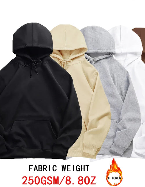Load image into Gallery viewer, Hoodies Fleece Warm Men