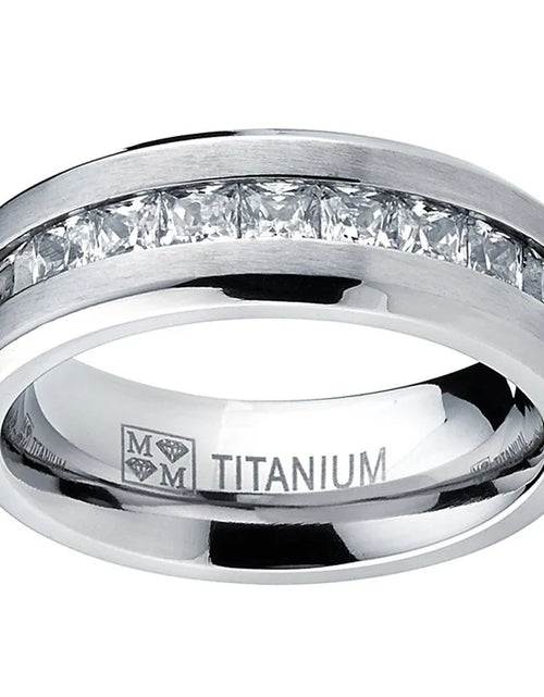 Load image into Gallery viewer, Hot Selling Silver Stainless Steel Rings For Men Square  Ring Jewelry Accessories Wholesale Size 7-13