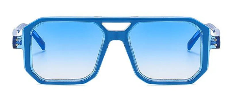 Fashion Sunglasses Unisex Candy Color Sun Glasses  Anti-UV Spectacles Square Eyeglasses Double Beam