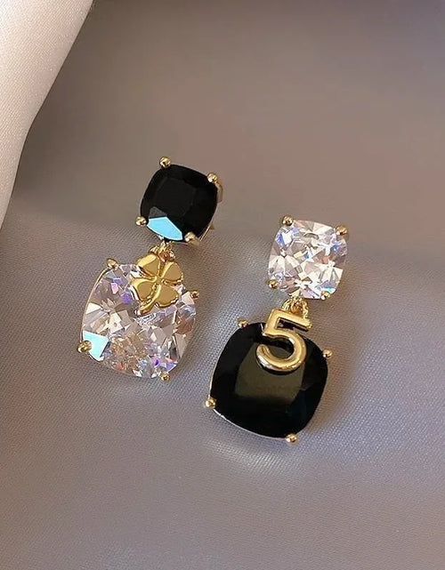 Load image into Gallery viewer, Luxury Quality Jewelry Delicate Pendant Earrings for Women Luxury Stainless Steel Jewelry Dangle Earrings for Women