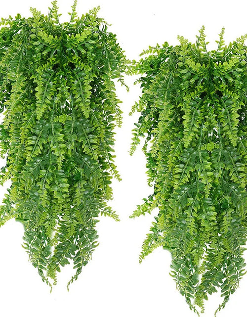 Load image into Gallery viewer, 90cm Persian fern Leaves Vines Home Room Decor Hanging Artificial Plant Plastic Leaf Grass Wall Balcony Decoration