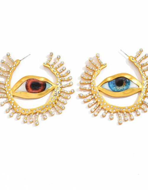 Load image into Gallery viewer, Baroque Style Vintage Alloy Big Eyes Dangle Earrings For Women Jewelry New Arrival Fashion Exaggerated