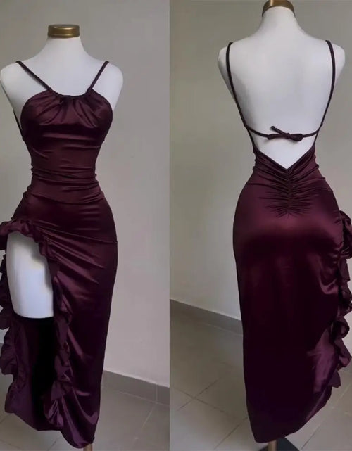 Load image into Gallery viewer, explosive new cross-border dress  sexy halter Spice Girl dress