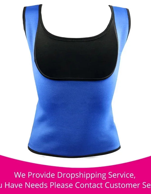 Load image into Gallery viewer, Plus Size Women's Neoprene Sauna Sweat Waist Trainer Corset Tank Top Vest Sport Workout Slimming Shaper S-6XL Fitness Clothing