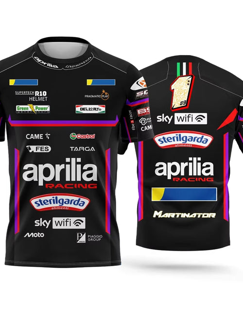 Load image into Gallery viewer, 2025  Racing No.1 rider Jorge Martin Fan casual sports T-shirt men's new motorcycle racing enthusiast top 6XL