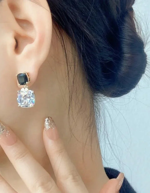 Load image into Gallery viewer, Luxury Quality Jewelry Delicate Pendant Earrings for Women Luxury Stainless Steel Jewelry Dangle Earrings for Women