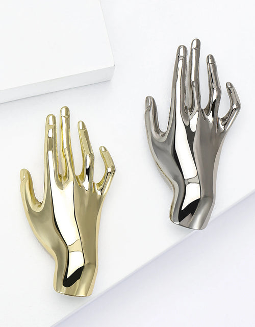 Load image into Gallery viewer, Glossy Hand Pins for Women Unisex Glossy Character Brooches  Jewelry Accessories
