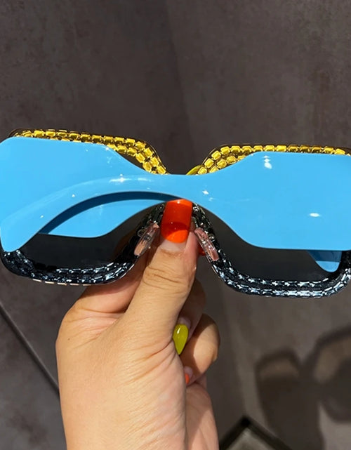 Load image into Gallery viewer, Oversized Sunglasses Big Frame Punk Sun Glasses