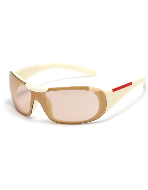 Load image into Gallery viewer, Vintage Large Frame Sunglasses for Women Fashion One Piece Y2K Sun Glasses Female Trending Shades UV400