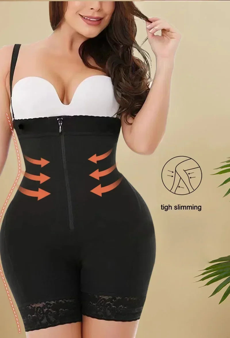 Full Body Shaper Lift Up Butt Lifter Bodysuits Tummy Control Panties Waist Trainer Thigh Slimmer