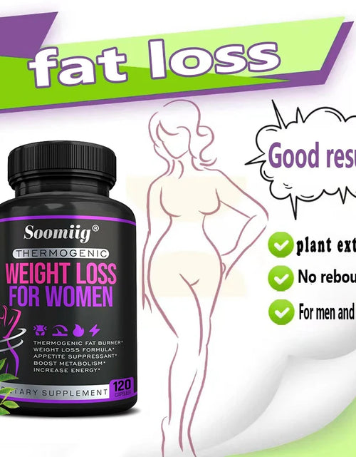 Load image into Gallery viewer, Thermogenic Fat Burner - Natural Appetite Suppressant, Metabolism Booster, Weight Management, Immunity, Metabolism, 120 Capsules