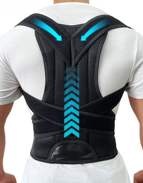 Load image into Gallery viewer, Back Brace Posture Corrector for Women & Men, Back Straightener, Scoliosis and Hunchback Correction, Adjustable Posture Trainer