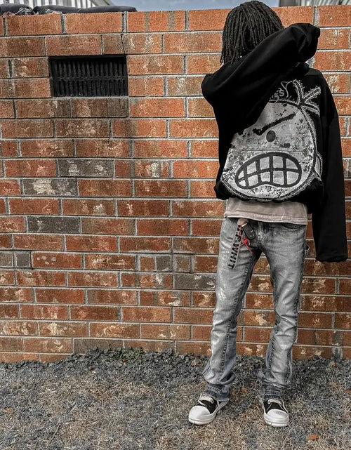 Load image into Gallery viewer, Streetwear Clothing  New Sweatshirt Cartoon Pattern Printing Oversized Hoodie