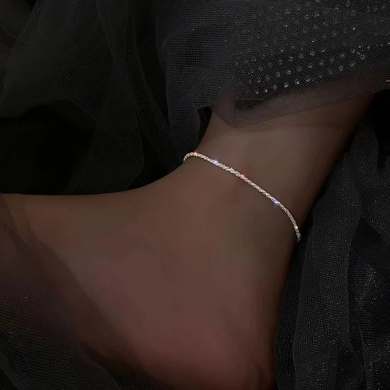 925 Sterling Silver Anklet Fashion