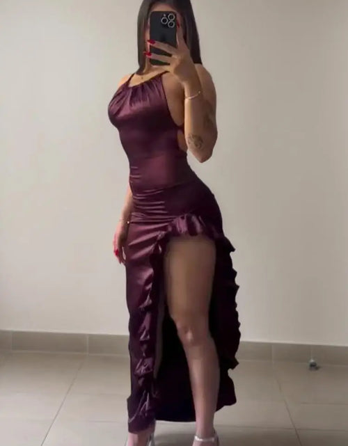 Load image into Gallery viewer, explosive new cross-border dress  sexy halter Spice Girl dress