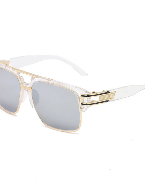 Load image into Gallery viewer, Classic Luxury Men Sunglasses Mirrored Retro Vintage Square Designer Shades