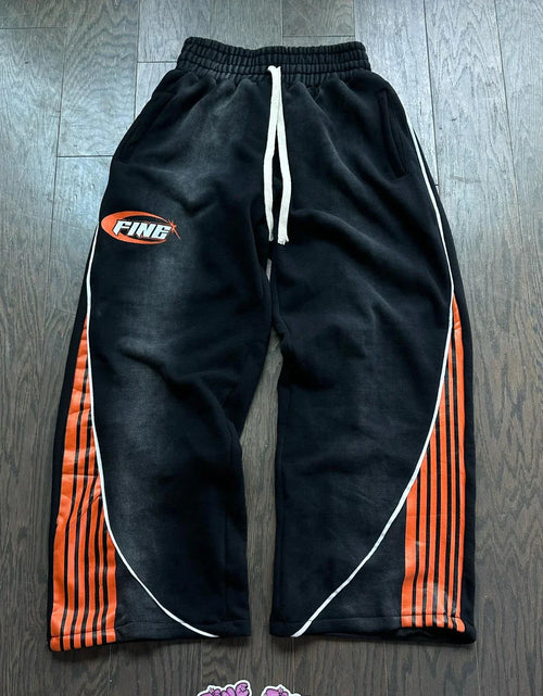 Load image into Gallery viewer, Fashion Stripes Pants New American Trend Hip Hop Men Jogger Drawstring Sweatpants Oversize