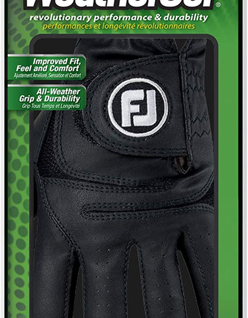 Load image into Gallery viewer, Men'S Weathersof Golf Glove (Black)