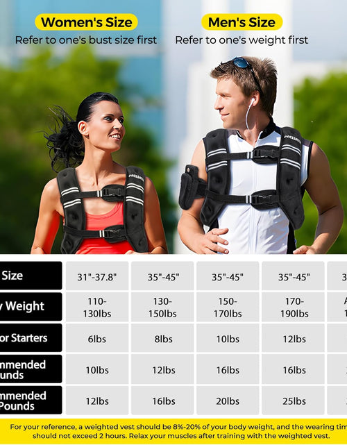 Load image into Gallery viewer, Weighted Vest with Ankle/Wrist Weights 6Lbs-30Lbs Body Weight Vest with Reflective Stripe, Size-Adjustable Workout Equipment for Strength Training, Walking, Jogging, Running for Men Women
