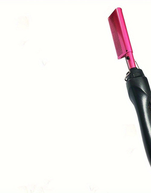 Load image into Gallery viewer, High-Temperature Electric Hair Straightener Comb - Versatile for Dry or Wet Hair, Ideal for Stylists & Home Use, 110V/220V